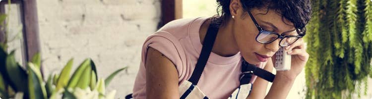 woman wondering whether her employment status will affect buying a car