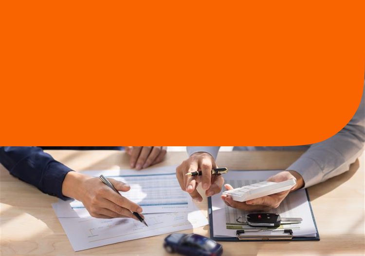 Two people estimate insurance costs