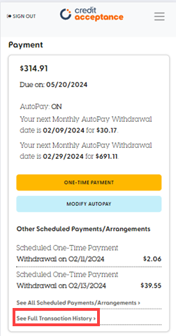 A screenshot of a payment form Description automatically generated